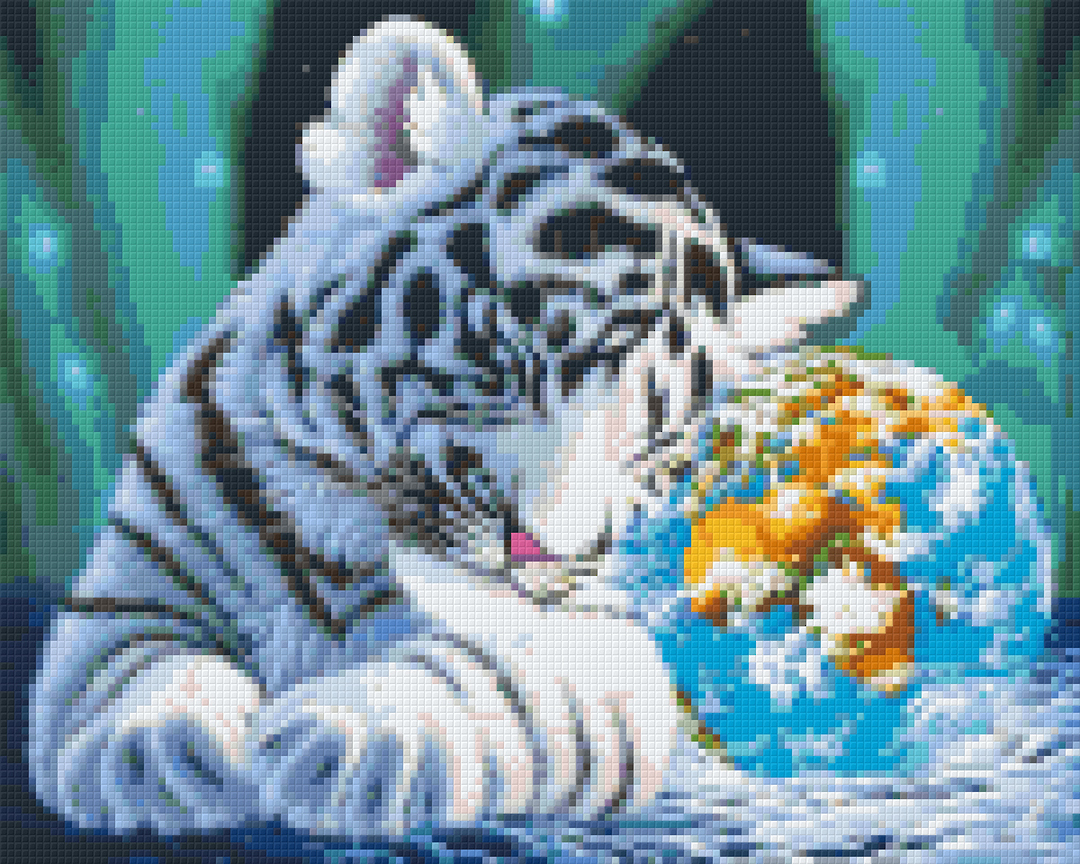 The World On My Shoulder Nine [9] Baseplate PixelHobby Mini-mosaic Art Kit image 0